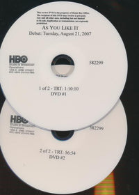 As You Like It Promo 2-Disc Set