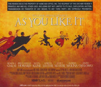 As You Like It Promo 2-Disc Set