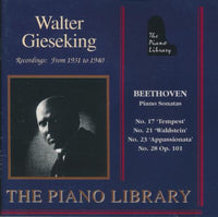 Walter Gieseking: Beethoven: Piano Sonatas