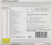 Bela Bartok: Mikrokosmos / Sonata For Two Pianos And Percussion