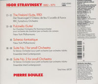 Pierre Boulez: Stravinsky: The Firebird Suite / Pulcinella Suite / Scherzo Fantastique