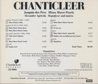 Chanticleer: Josquin: Missa Mater Patris / Agricola: Magnificat And Motets