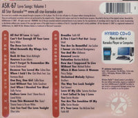 All Star Karaoke: Love Songs Volume 1 2-Disc Set