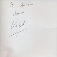 Virgil Gibson: Sings The Oldies Volume One Signed (Looking To Front)