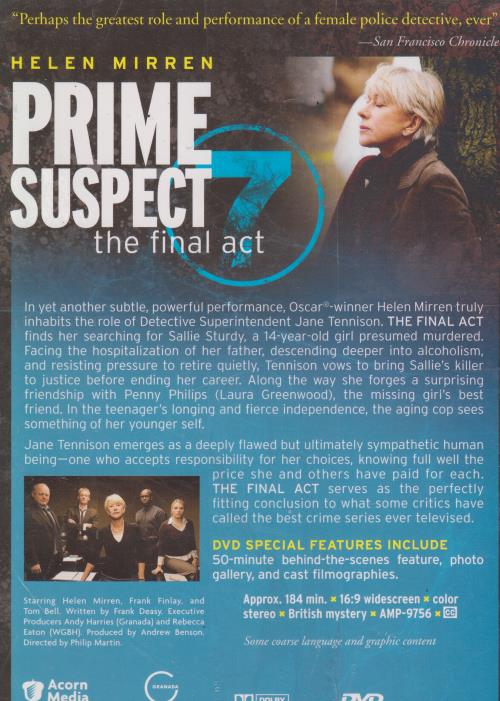 Prime Suspect 7: The Final Act 2-Disc Set - Main Image
