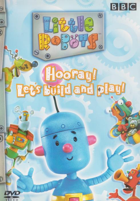 Little Robots: Hooray! Let's Build And Play! NTSC Region 3 w/ Stickers