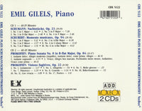 Emil Gilels Plays Sergei Prokofiev, Schumann, Schubert 2-Disc Set
