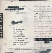 Rebecca St. James: God Pre-release Promo w/ Front Artwork