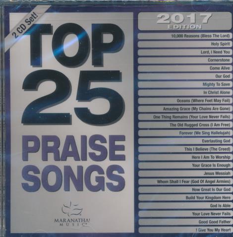 Top 25 Praise Songs 2017 2-Disc Set
