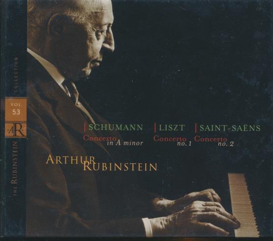 Arthur Rubinstein: Schumann, Liszt, Saint-Saens: Piano Concertos