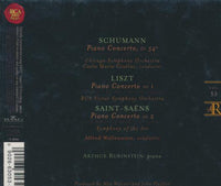 Arthur Rubinstein: Schumann, Liszt, Saint-Saens: Piano Concertos