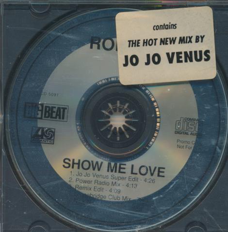 Robin S: Show Me Love 5-Track Promo w/ Hype Sticker