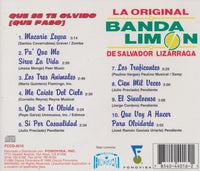 La Original Banda Limon De Salvador Lizarraga: Que Se Te Olvido (Que Paso)