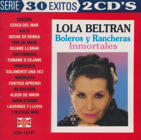 Lola Beltran: Boleros Y Rancheras Inmortales 2-Disc Set