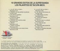 Los Pajaritos De Tacupa, Mich.: 16 Grandes Exitos De La Super Banda - NeverDieMedia