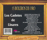 Los Cadetes De Linares: 15 Boleros De Oro