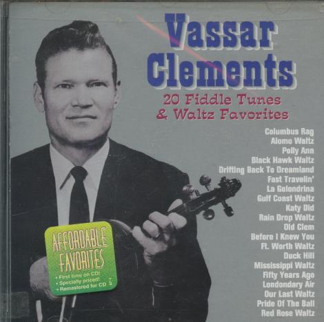 Vassar Clements: 20 Fiddle Tunes & Waltz Favorites w/ Punch Hole