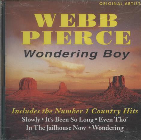 Webb Pierce: Wondering Boy w/ Cracked Case