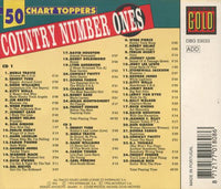 Country Number Ones: 50 Chart Toppers 2-Disc Set