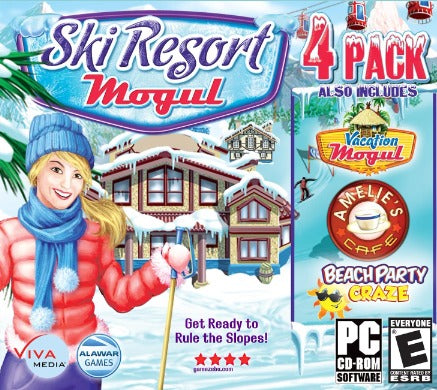 Ski Resort Mogul: 4 Pack