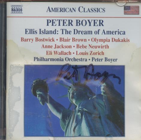 Peter Boyer: Ellis Island: The Dream Of America Signed w/ Damaged Artwork
