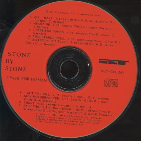 Stone By Stone: I Pass For Human w/ No Artwork