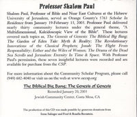 The Biblical Big Bang: The Genesis Of Genesis