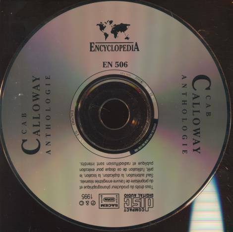 Cab Calloway: Anthologie w/ No Artwork