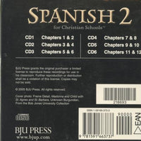 Spanish 2 For Christian Schools 2nd 6-Disc Set