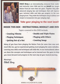 Intermediate Native Flute With Odell Borg w/ Booklet
