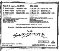 Mack 10 Featuring Ice Cube: Hoo-Bangin'  / Ras Kass: Miami Life Promo w/ Back Artwork