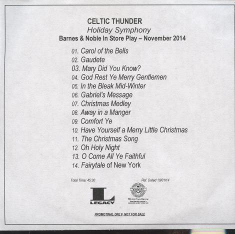 Celtic Thunder: Holiday Symphony Promo