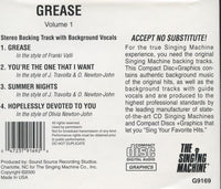 The Singing Machine: Grease Vol. 1 CD+G