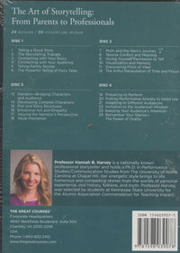 The Great Courses: The Art Of Storytelling: From Parents To Professionals 4-Disc Set w/ Course Guidebook