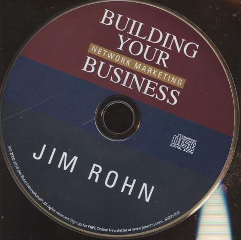 Jim Rohn: Building Your Network Marketing Business w/ No Artwork ...
