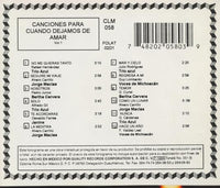 Canciones Para Cuando Dejamos De Amar Vol. 1