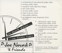 Joe Novak & Friends: So Much Music... So Little Time
