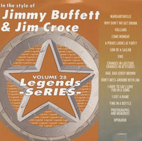 Legends Series: Jimmy Buffett & Jim Croce Vol. 28 CD+G w/ Front Artwork
