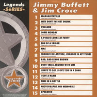 Legends Series: Jimmy Buffett & Jim Croce Vol. 28 CD+G w/ Front Artwork