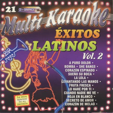 Multi Karaoke: Exitos Latinos Vol. 2 CD+G