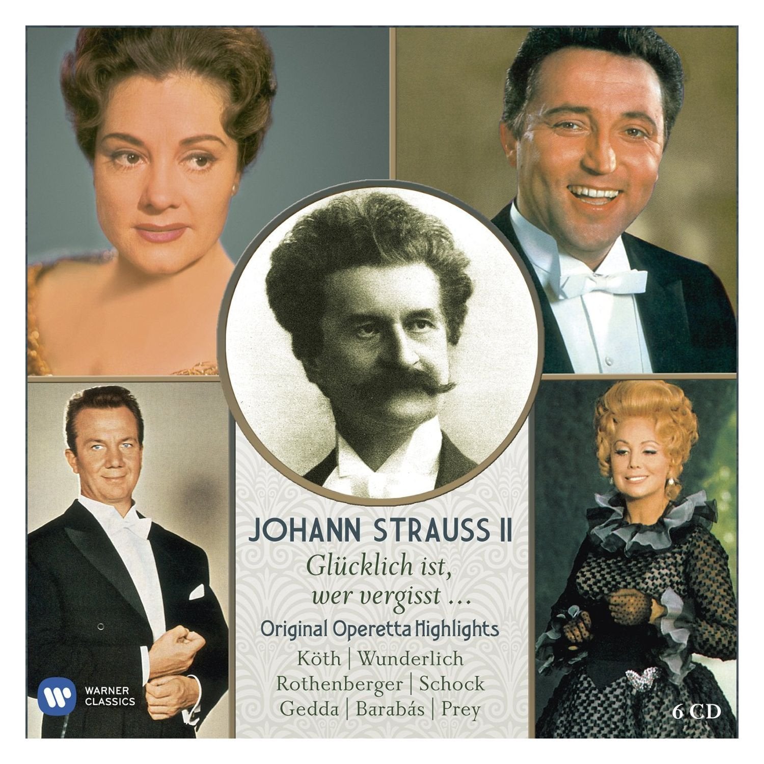 Johann Strauss II: Original Operetta Highlights 6-Disc Set