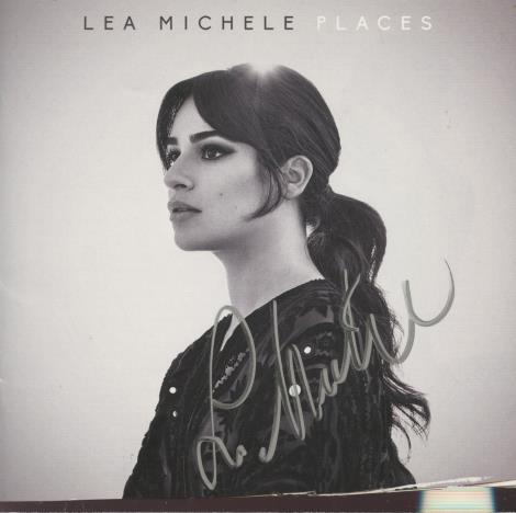 Lea Michele: Places Target Signed w/ Cut Artwork