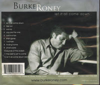 Burke Roney: Let It All Come Down Signed w/ Damaged Artwork