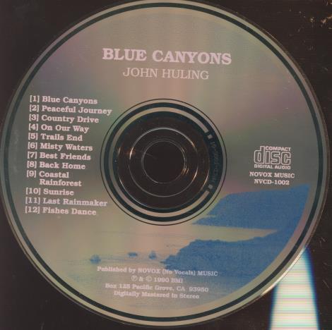 John Huling: Blue Canyons w/ Back Artwork