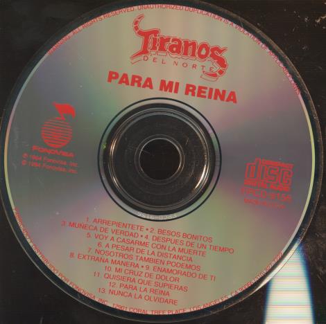 Tiranos Del Norte: Para Mi Reina w/ No Artwork