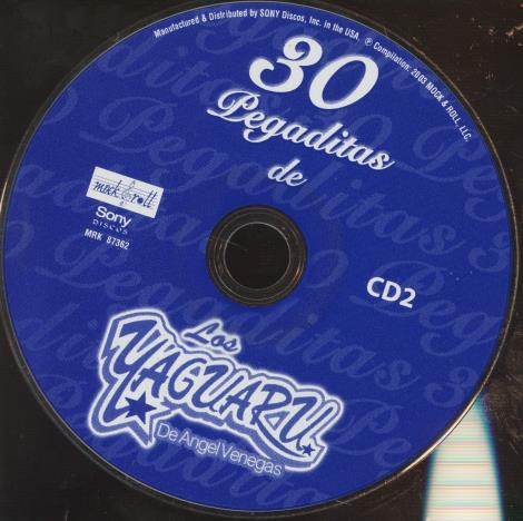 Los Yaguaru: 30 Pegaditas De Los Yaguaru Disc 2 Only w/ No Artwork