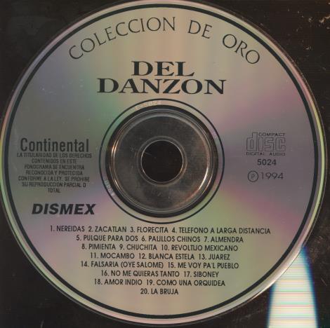 Del Danzon: Coleccion De Oro w/ No Artwork
