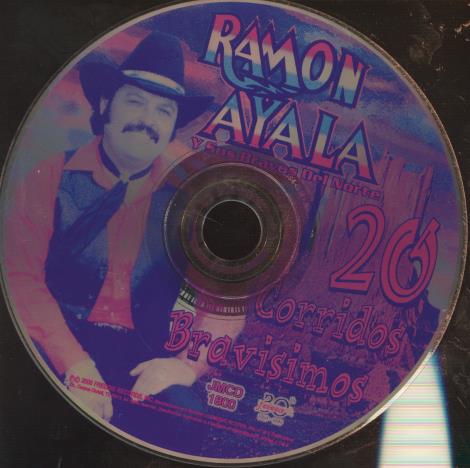 Los Bravos Del Norte De Ramon Ayala: 20 Corridos Bravisimos w/ No Artwork
