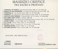 Maurizio Orefice: Tra Sacro E Profano Signed