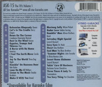 All Star Karaoke: The 70's Vol. 1 CD+G 2-Disc Set w/ Cracked Case